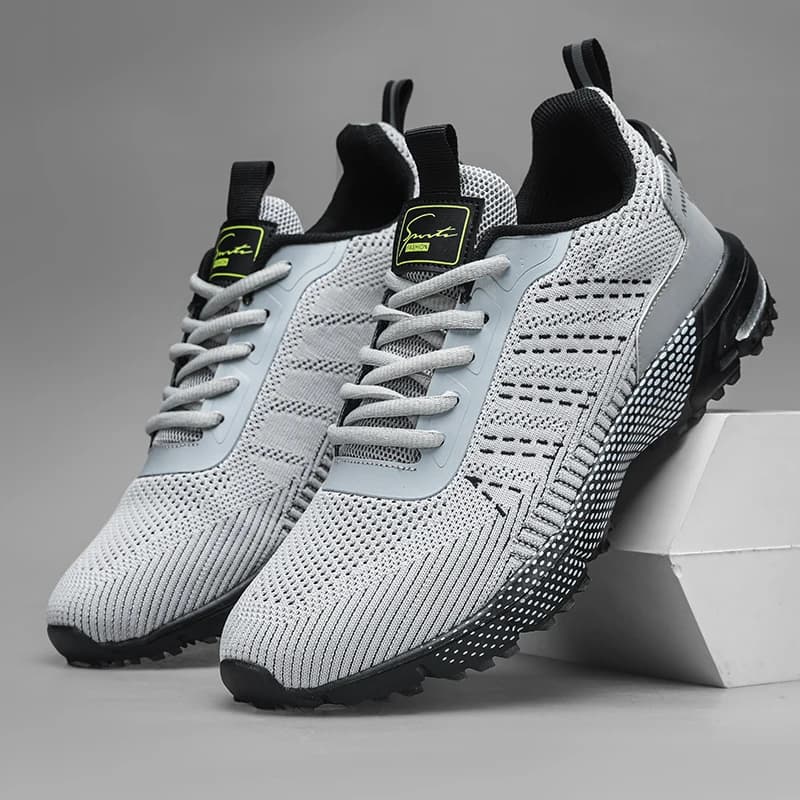 Men's Running Shoes, Mesh Breathable Design, Offers Super Comfort and Performance, Autumn and Winter Sports Shoes, Suitable for Men's Outdoor Activities, Suitable for All Seasons