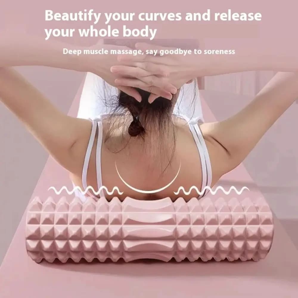 Lightweight EVA Foam Fitness Back Roll High Density Trigger Point Yoga Foam Roller Stable Non-slip Fitness Yoga Column Exercise