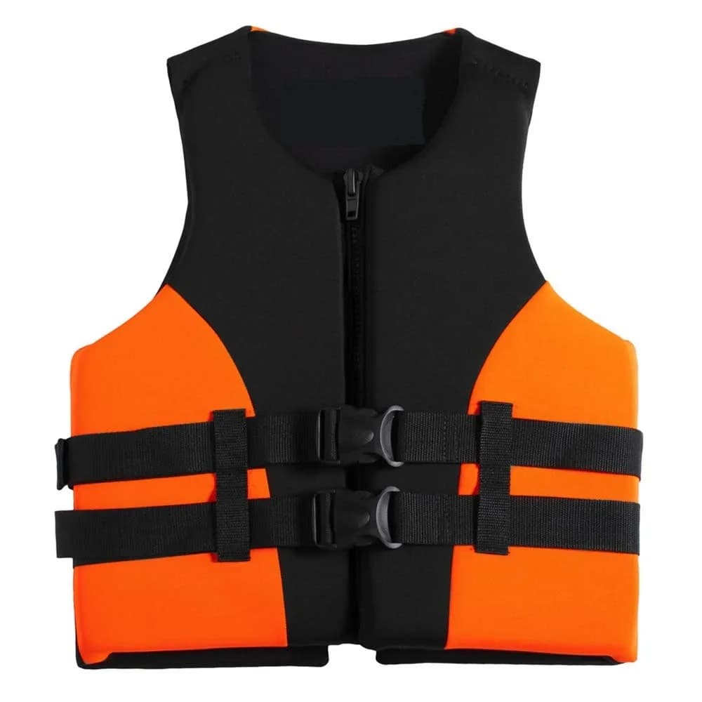 Giubbotto di salvataggio Gilet in neoprene per sport acquatici Gilet salvavita di sicurezza per kayak all'aperto Canottaggio Alla deriva Nuoto Vela Sporting