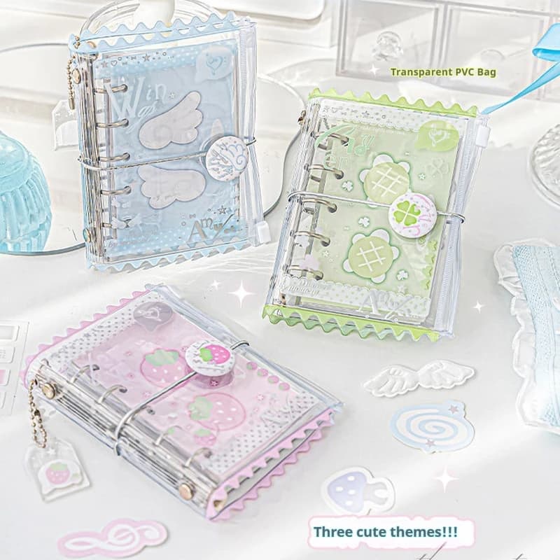 Rosyposy M5 Ita Bag Diy Loose-Leaf Notebook Pocket-Size Aesthetic Scrapbooking Full Color Inner Pages For Daily Journal Women