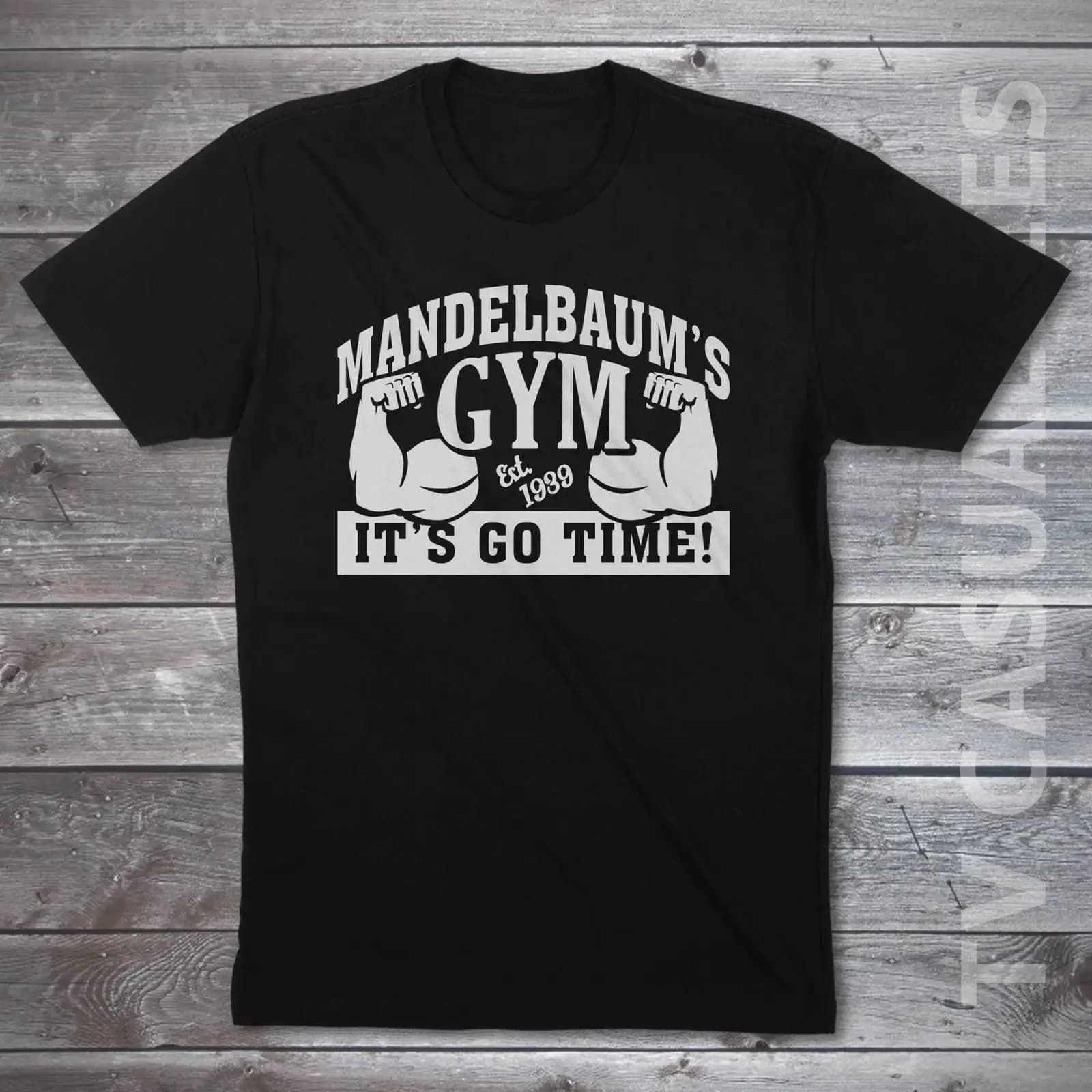 Mandelbaum's Gym Mens T shirt or Funny Pop Culture vintage Washed Slightly Stylish Versatile Top For Everyday Wear Breathable