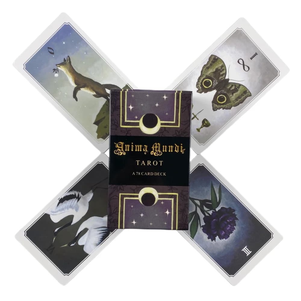 Carte dei tarocchi di Anima Mundi Un mazzo da 78 Oracle English Visions Divination Edition Borad Giocando a giochi
