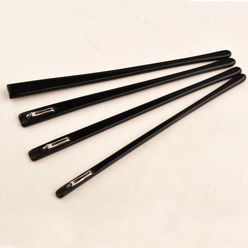 10 paia (20 pz) di aste per occhiali in acetato nero con cerniera a molla, larghezza 5mm 7mm 9mm, per riparazione occhiali e accessori