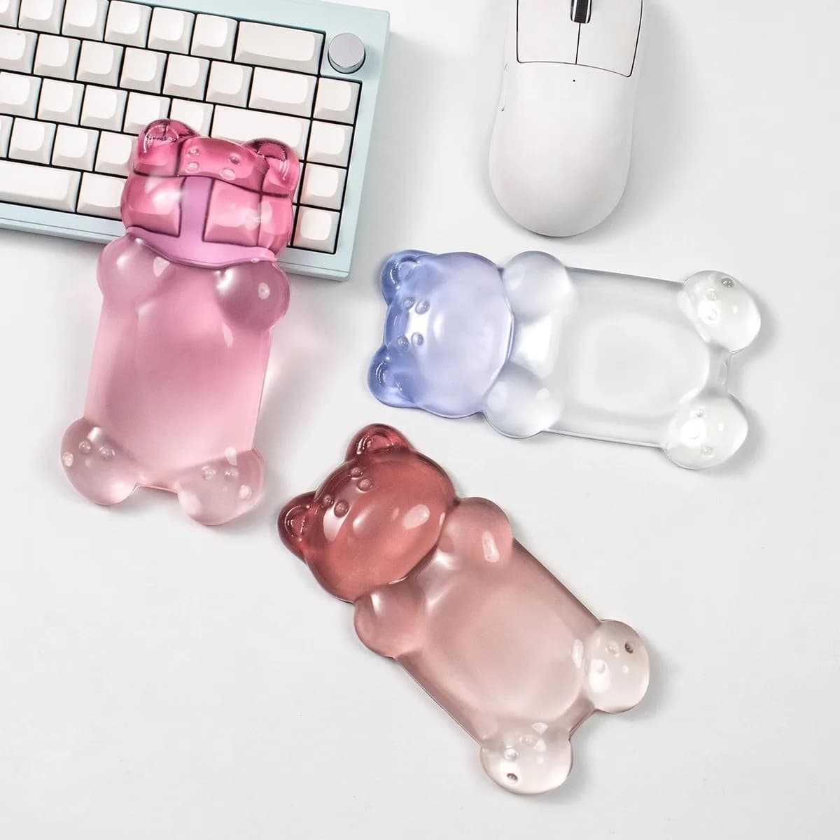 Poggiapolsi in gel per mouse Supporto per polso per mouse per computer per alleviare il dolore al braccio Simpatico cuscino per polso per mano per lavoro a casa e in ufficio