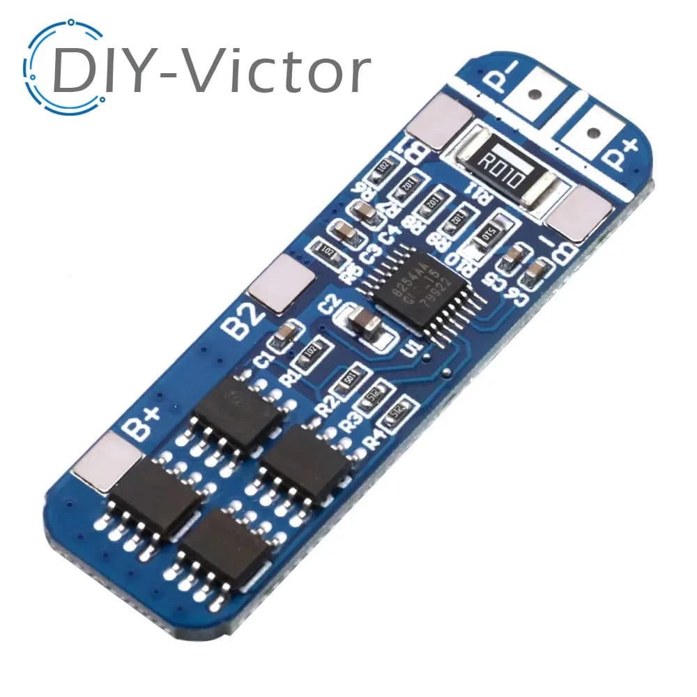 Modulo di Protezione Caricabatterie al Litio 3S 10A 12V per 3 Celle Batteria Li-ion 18650, BMS 10.8V 11.1V 12.6V