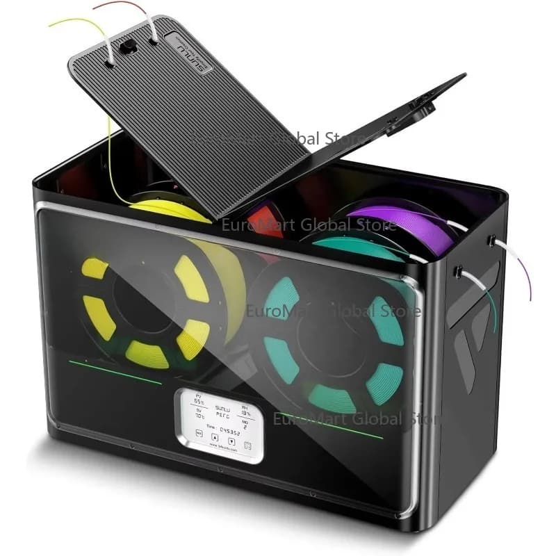 S4 3D Filament Dryer for Energy Saving, Support Up to 4 Coils, for Nylon Filament, TPU, PLA, PETG, ABS