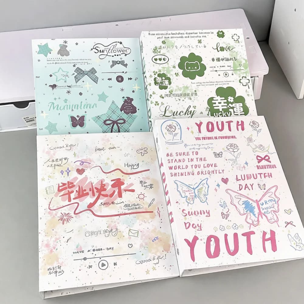 Graduation Gift Memory Book A5 Scrapbook Album Diary Binder Notebook Student School Souvenir Friendship Record Planner