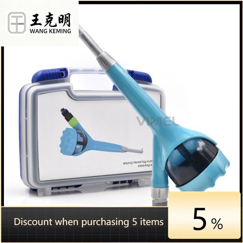 den tal Air Prophy Jet Oral Sanding Machine with Air Cooling Profile Polisher for Teeth Whitening Machine