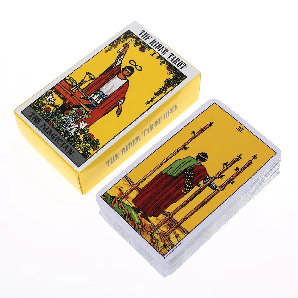 Rider-Waite Tarot Deck with English/Spanish Booklet for Beginners And Expert Card Reading Oracles Deck for Girl Board Game