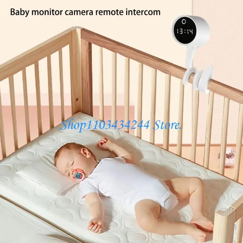 Small Baby Monitors Flexible Holder Twistable Arm for Complete Room Coverage