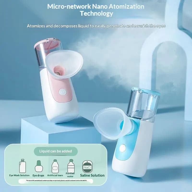 Mini umidificatore Dispositivo per vapore facciale Spray di bellezza Apparecchio idratante Apparecchio per spruzzo freddo Nano Spray per la cura della pelle