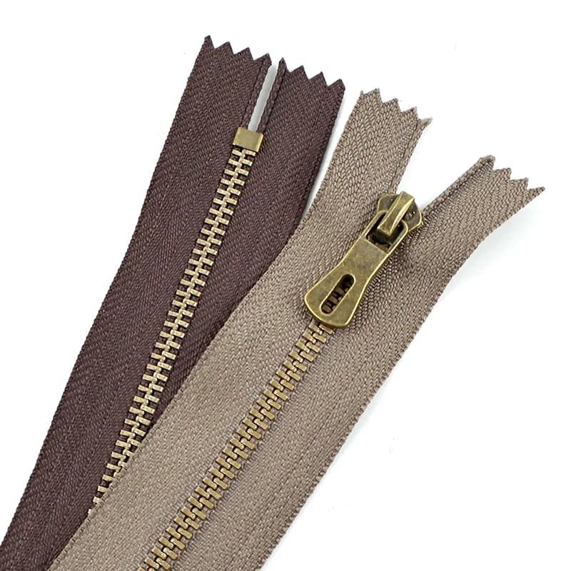 5/10/20Pezzi 5 # Cerniera in Metallo per Giacche 15-30cm, Chiusura a Nastro per Abbigliamento, Cerniere per Cucito, Kit di Riparazione, Accessori Fai-da-Te