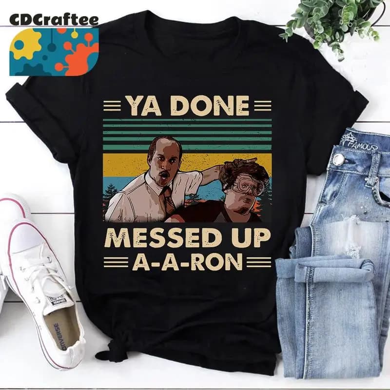 Ya Done Messed Up A Ron Vintage Key And Peele Sostituto Maglietta dell'insegnante KS