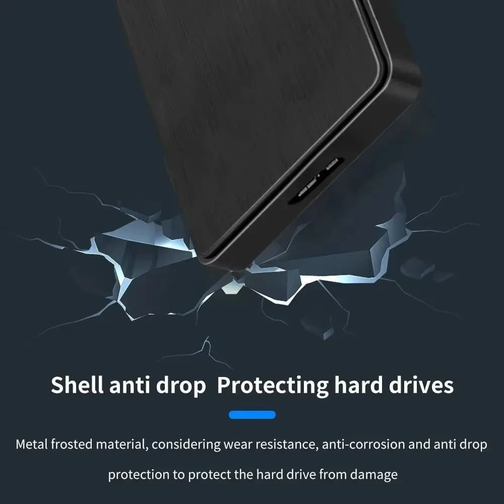 New USB 3.0 USB 3.0 HDD Enclosure 5Gbps Speed Portable External Hard Drive Case 2.5 Inch SSD External Hard Drive Case
