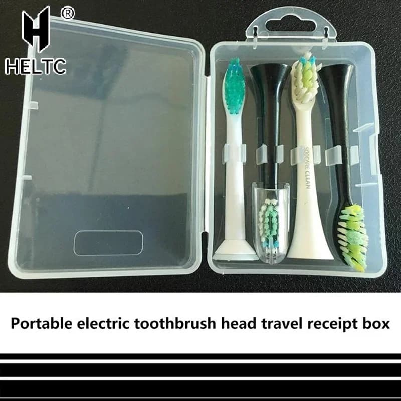da Electric toothbrush head case Universal case for transparent portable travel box
