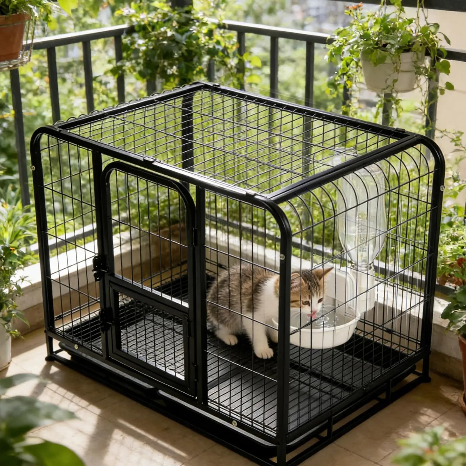 Borraccia Antigoccia per Piccoli Animali, Dispenser d'Acqua per Cani, Gatti, Furetti e Criceti, Ideale per Gabbie