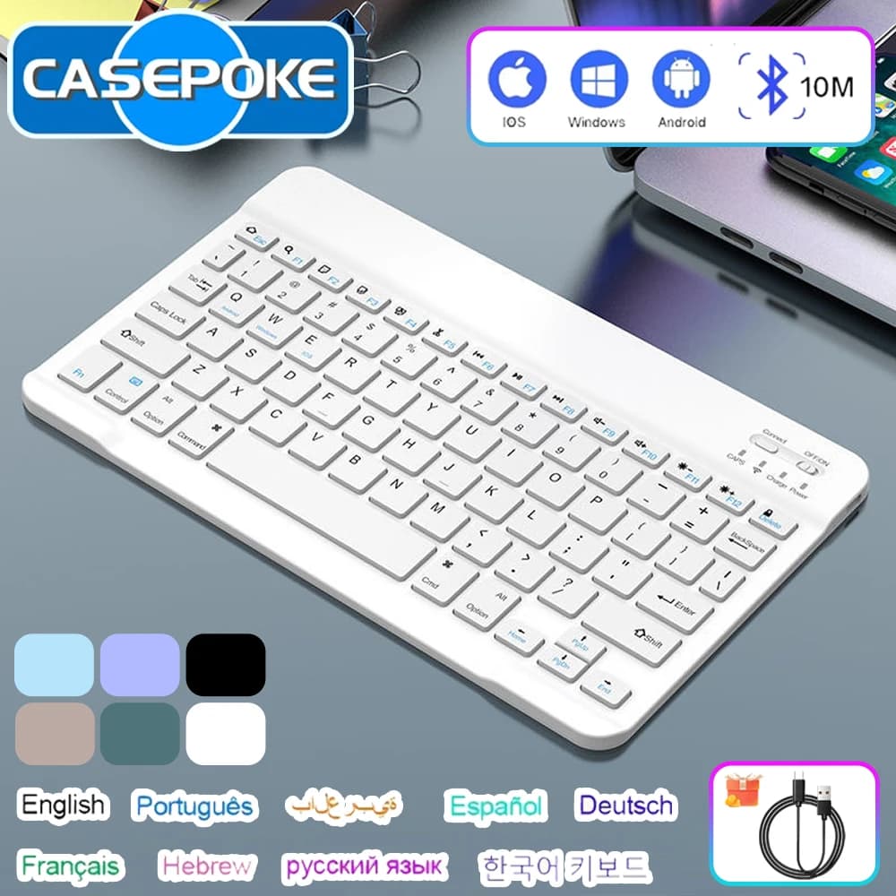 2025 Nuova tastiera e mouse universali per iPad 2025 A16 per Apple Samsung Xiaomi Tablet PC Max Telefono Tastiera wireless Bluetooth