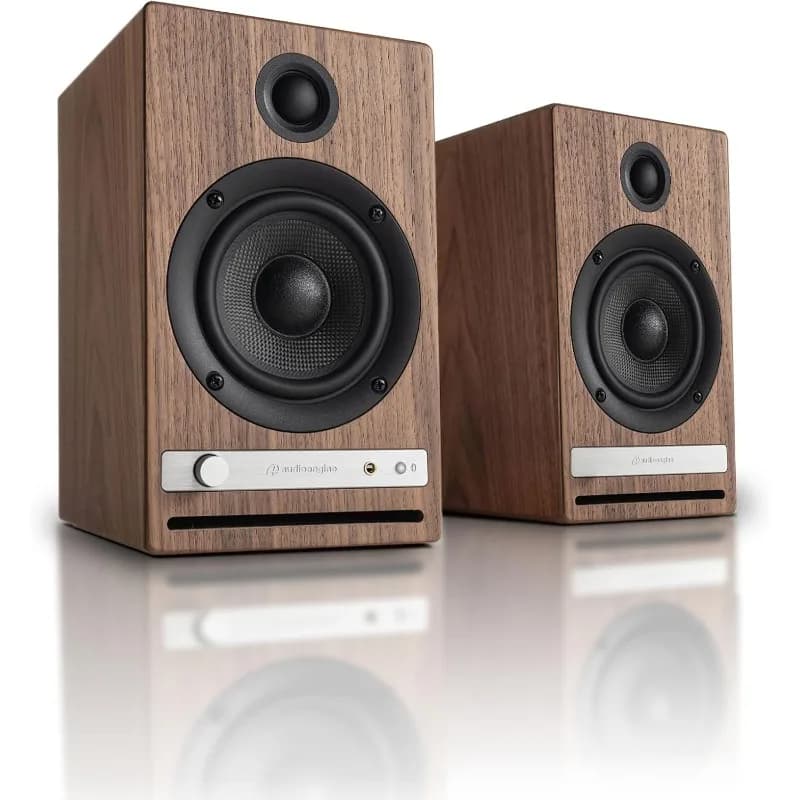 home.HD4 Altoparlanti da scaffale Bluetooth a 24 bit - TV, desktop, stereo, musica, film e giochi - Bluetooth aptX Ada
