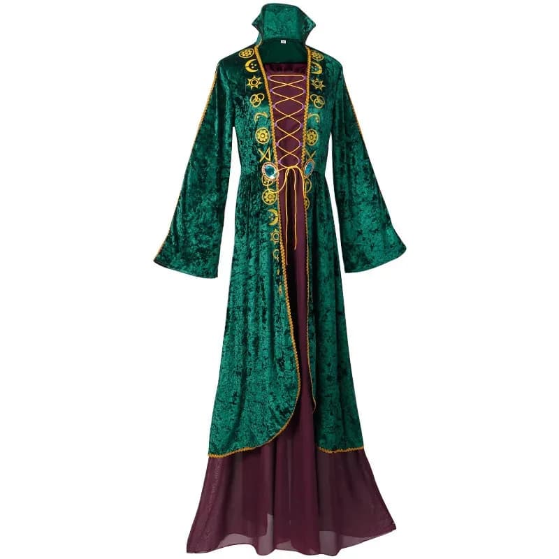 Le streghe vanno anche pazzesche in coswear, abiti medievali, costumi di scena Fred, costumi cosplay di Halloween