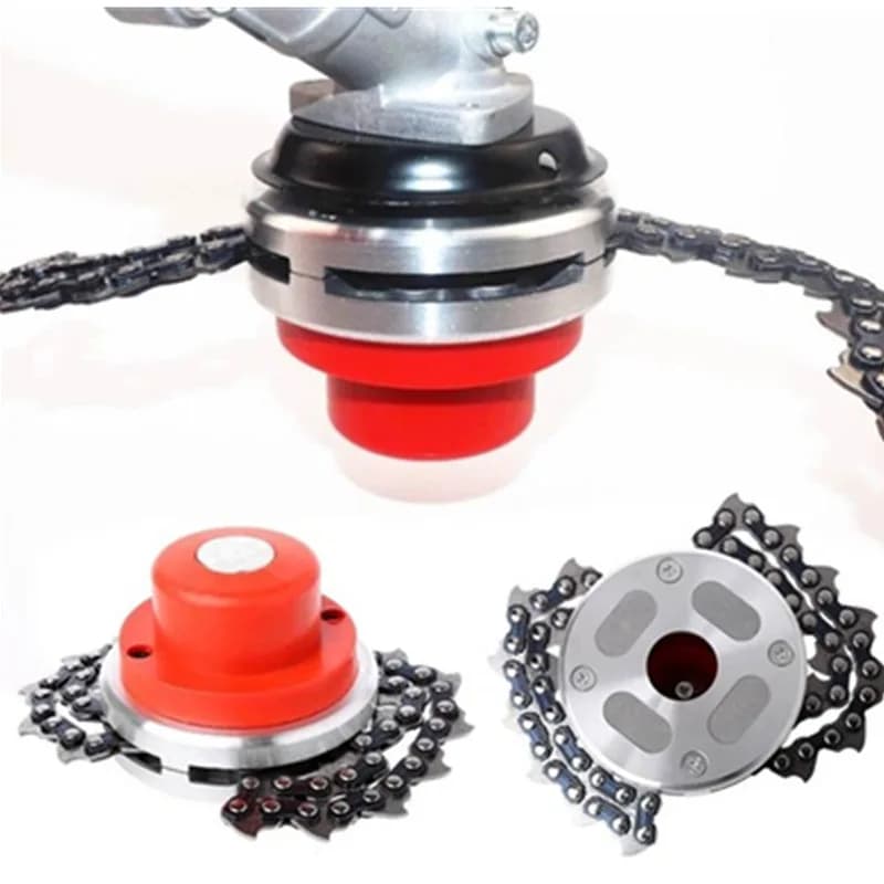 Trimmer catena articolo tosaerba testa di falciatura resistente all'usura spazzola Cordless TrimmerCutter diserbo testa di lavoro testa di falciatura catena