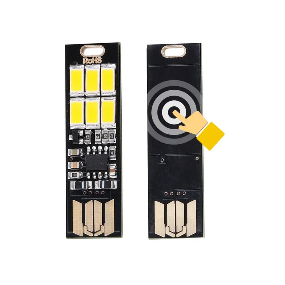 Mini Luce LED USB 5730 5V con Sensore Touch Dimmerabile, Luce Notturna per Power Bank, Computer, Laptop, PC, Lettura Libri, Lampada da Tavolo