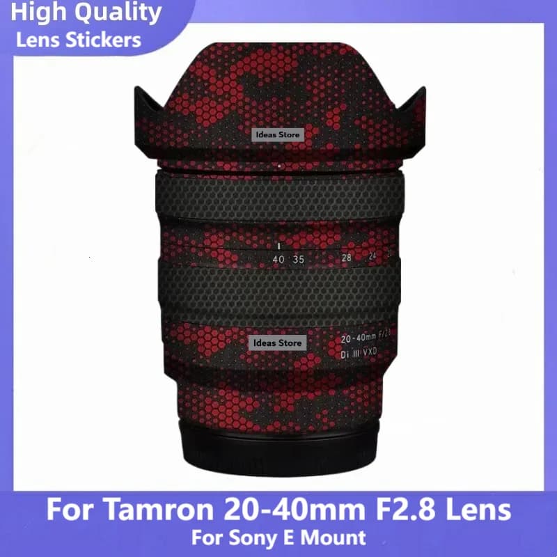 For Tamron 20-40mm 2.8 F/2.8 III VXD A062 Vinyl Involucture Skin Decalcomania Action Camera Objective 20-40 F2.8 For Sony E Mount