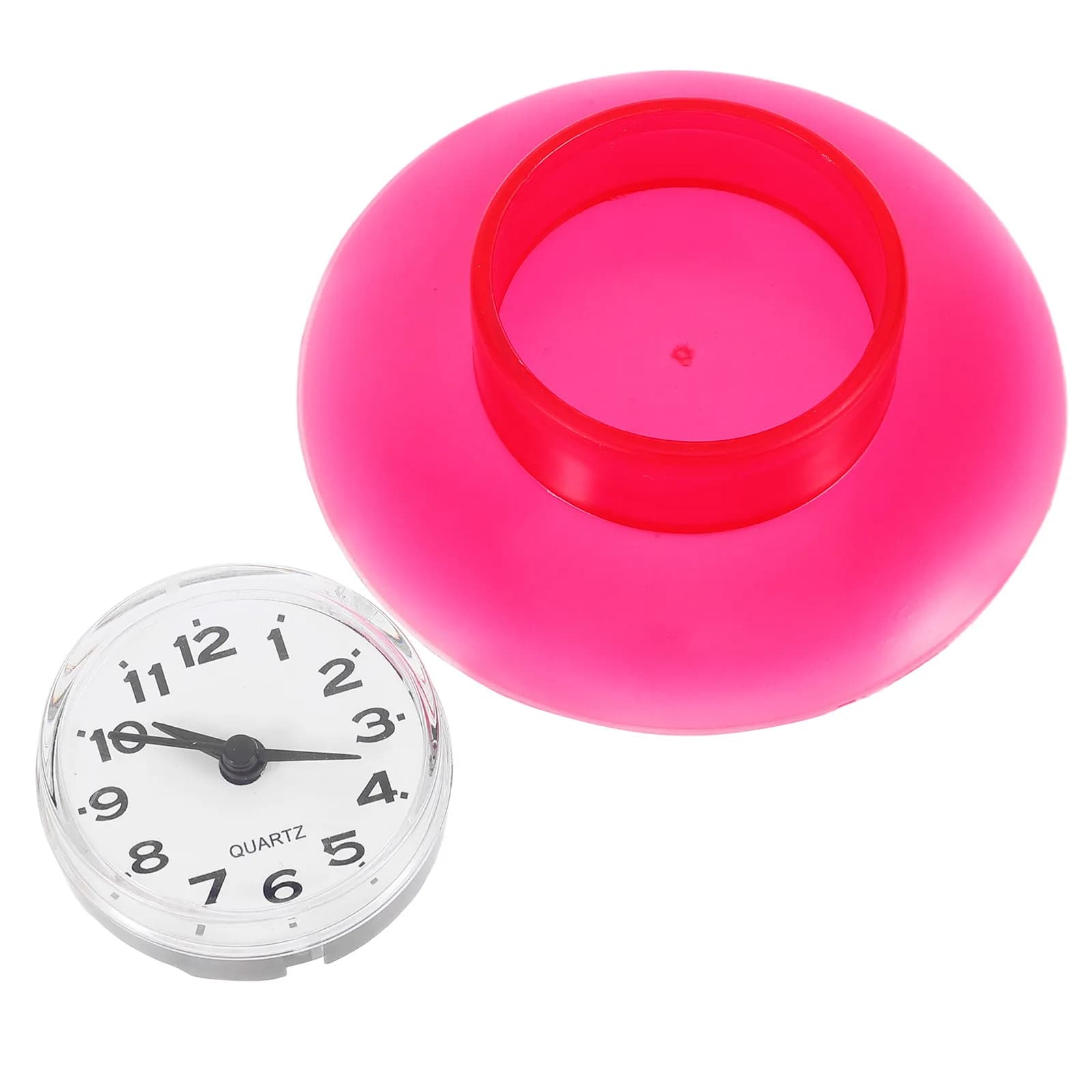 Orologio da Bagno Impermeabile con Ventosa, Timer da Doccia a Parete, Display a Specchio Silenzioso per Ambienti Umidi