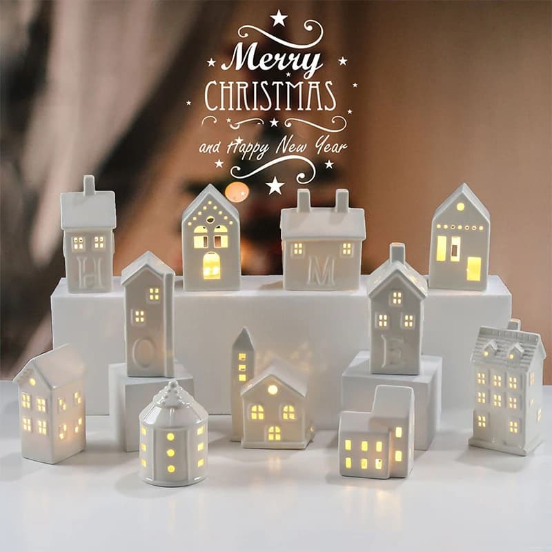 Portacandele tealight in ceramica, regalo di inaugurazione della casa - Bruciatore di candele decorativo per la camera da letto di casa per un'atmosfera rilassante