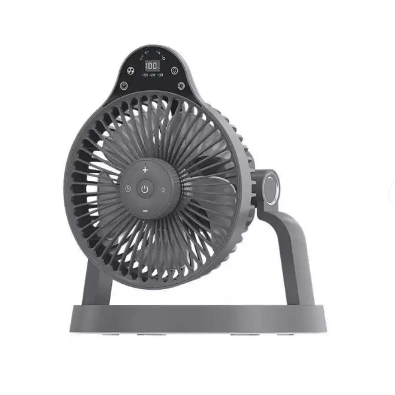 Multifunctional Outdoor Camping Fan Light Portable Integrated Lighting Fan for Tent Travel Night Outdoor Activity Use