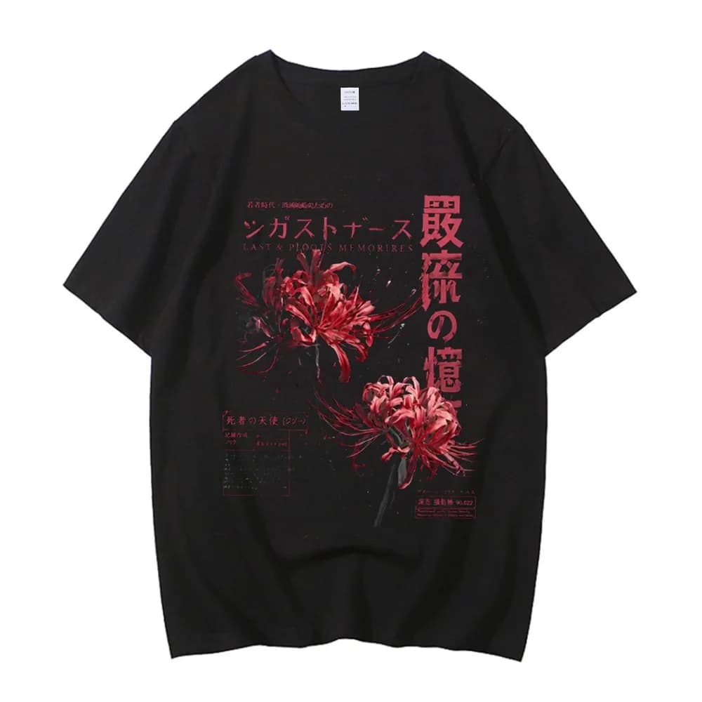Tokyo Ghoul cotton tshirt men graphic University Y2k top tees Psychedelic Pop Culture Classic Breathable korean clothes anime