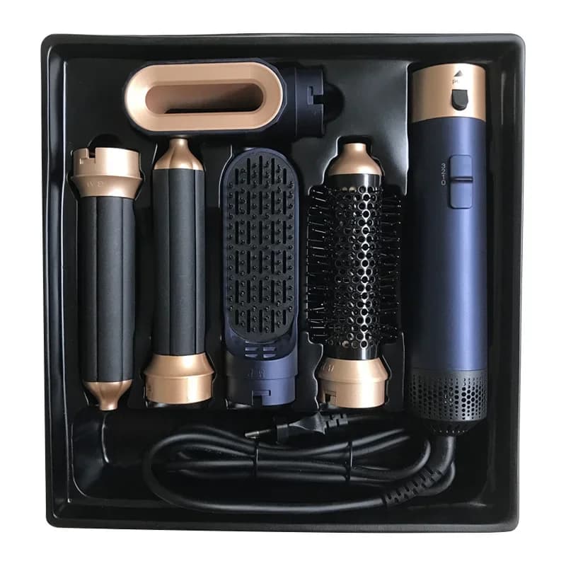 Bestseller Multifunction Hot Air Brush, Iron Haircuts and Hair Dryer for Large Waves, Use on Wet and Dry Hair