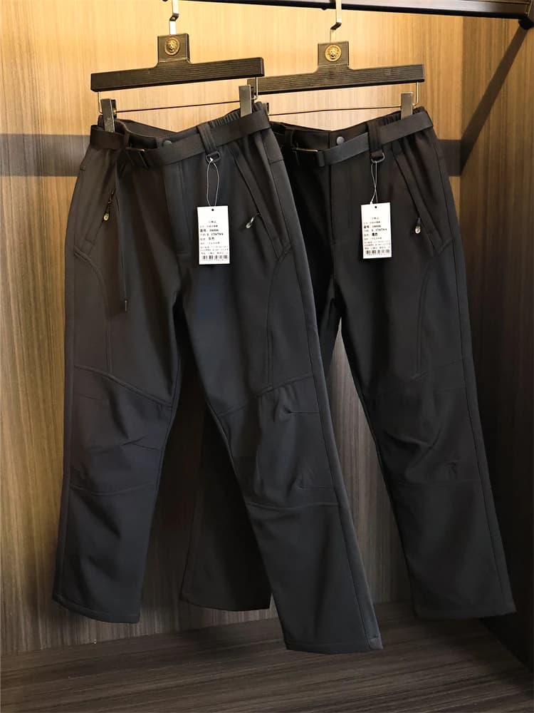 Outdoor Tactical Soft Cargo Pants Men's Wear Resistant Torn Proof Autumn Winter Pure Color Versatile Sports Casual Pants