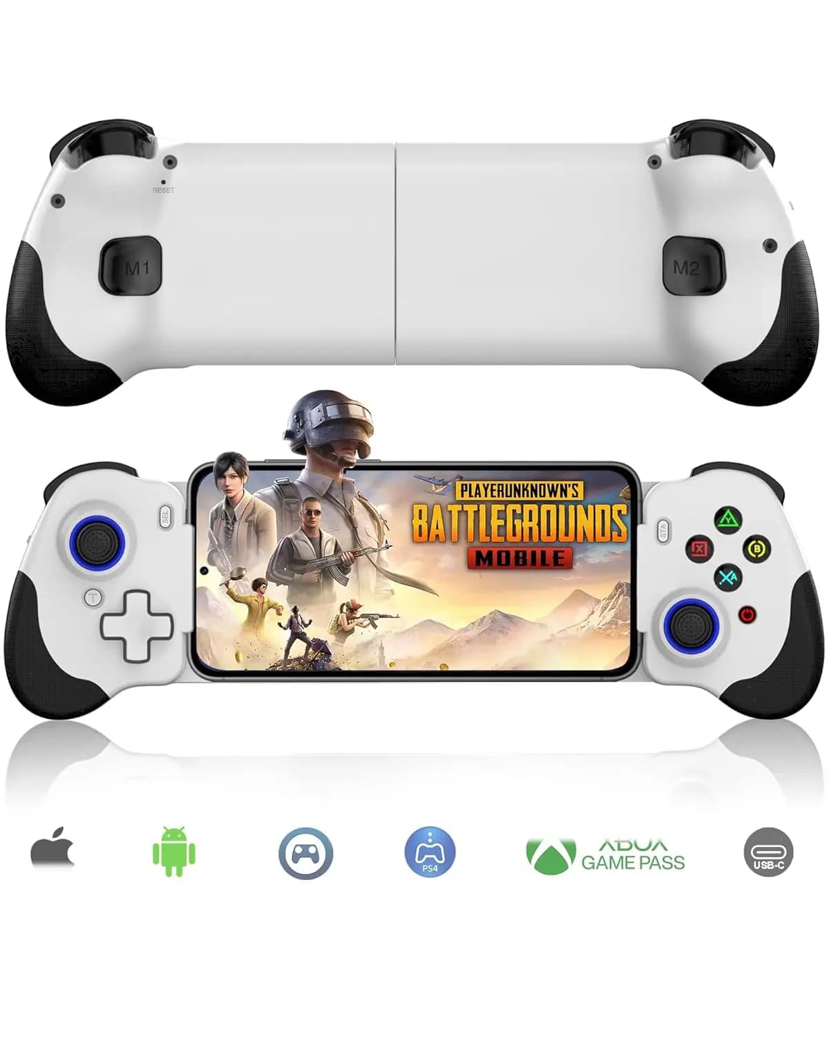 N01 Wired Telescopic Game Controller, USB-C Plug & Play for Android & iPhone 15/16, MFi Certified, Cloud Gaming & Remote Play