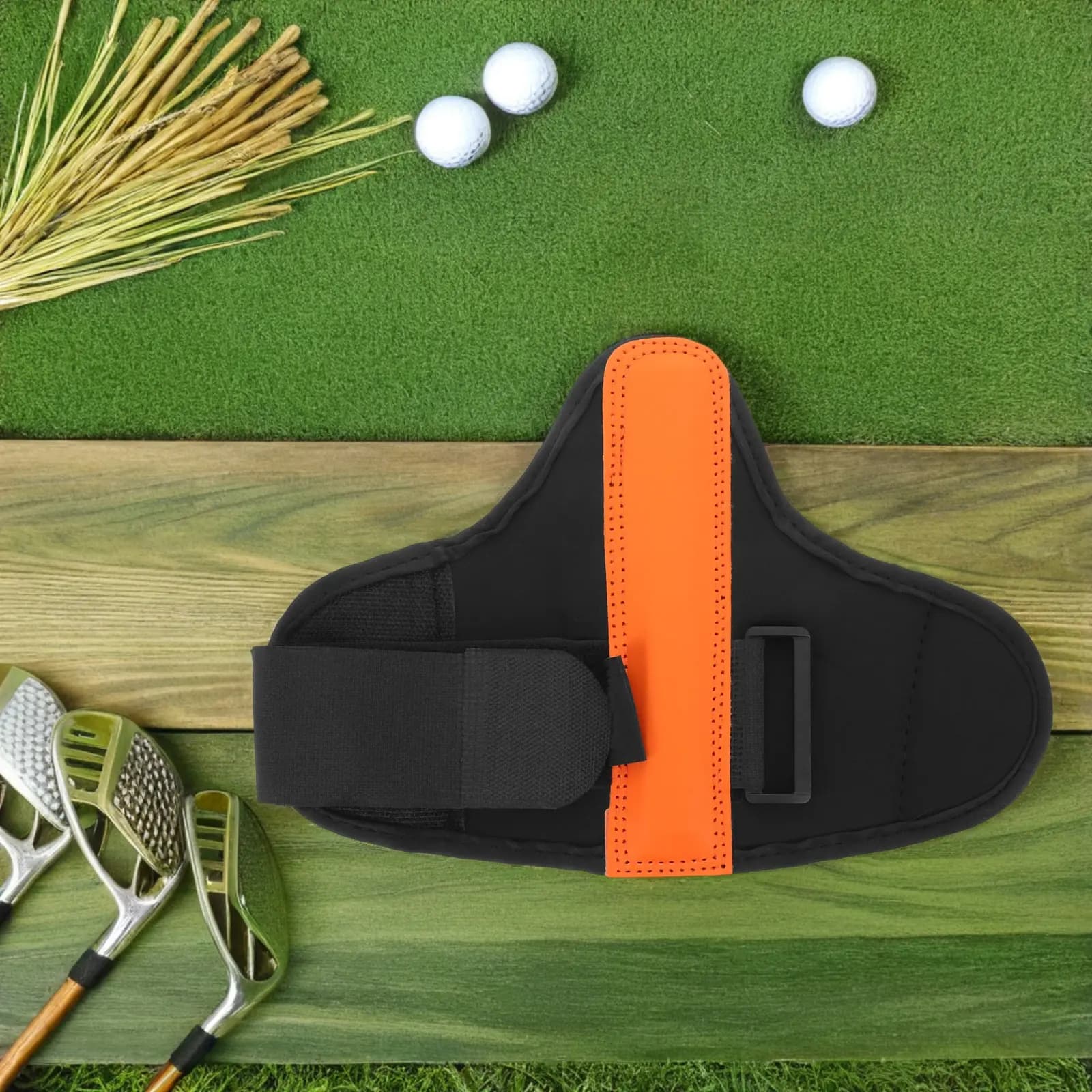 Golf Swing Training Aid Wrist Brace Adjustable Breathable Mesh Trainer for Consistent Swing Accuracy Joint Protection Portable
