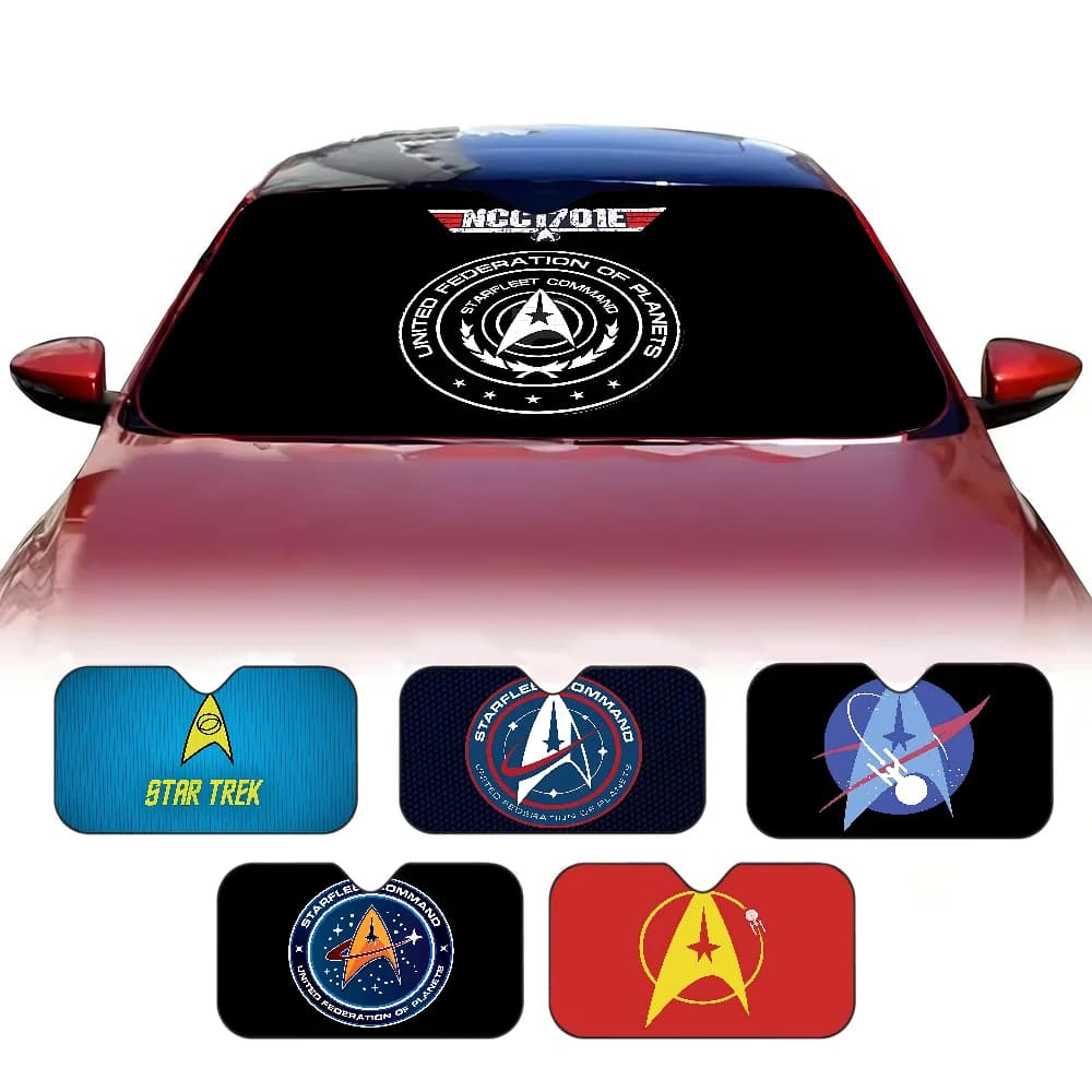 S-Star T-Trek Parabrezza Parasole Finestra di automobile Parabrezza Copertura Parasole Auto Visiera parasole Auto-copre Protezione solare per auto