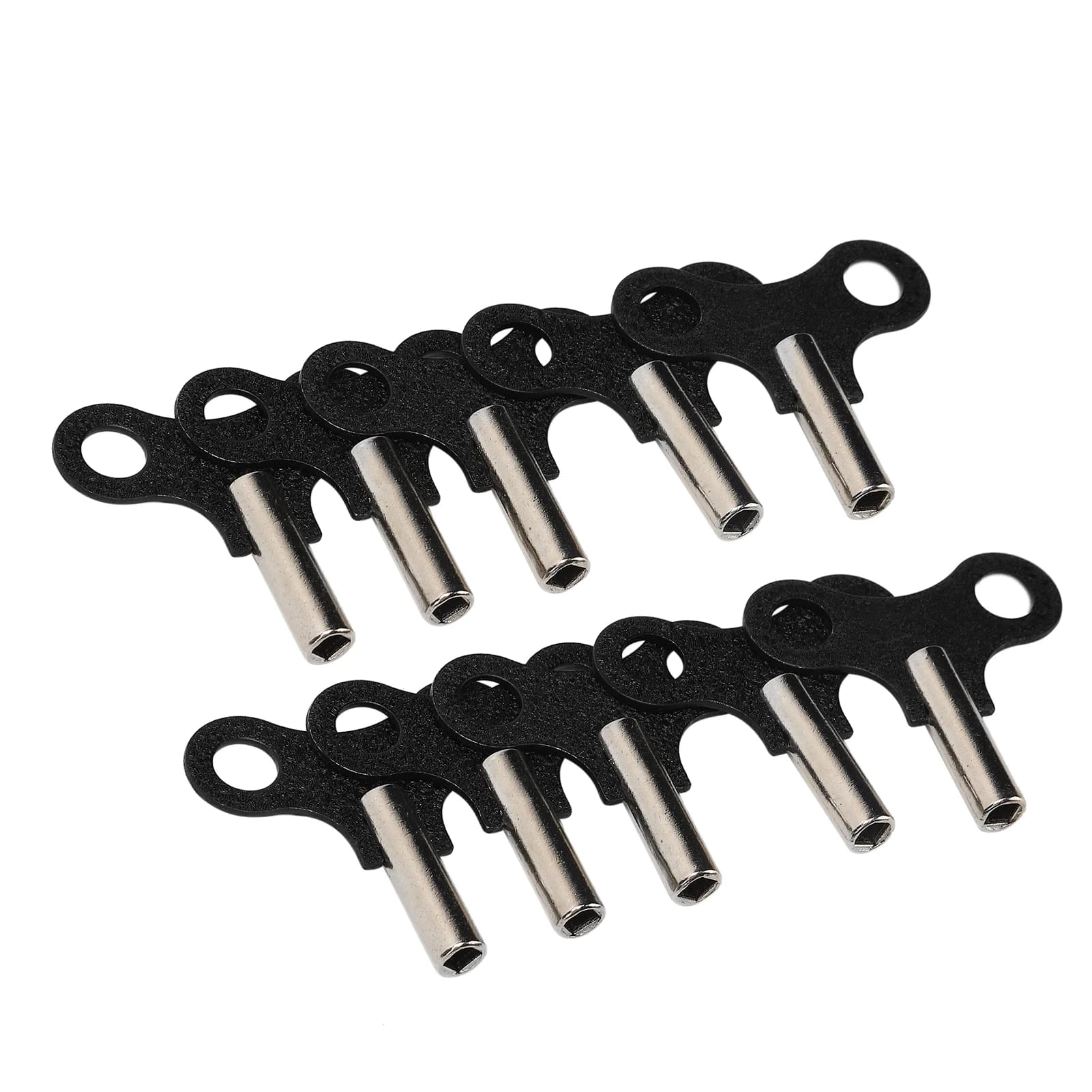 Chiave per caricamento orologi, chiave in acciaio per caricamento orologi da parete, accessorio per la riparazione di orologi meccanici da tavolo, chiave per caricamento orologi da parete