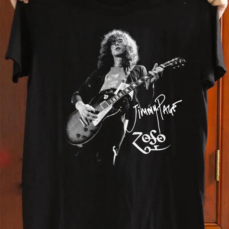 JIMMY PAGE ZOSO T Shirt S 4XL Gifl Per Fan Signature DO199