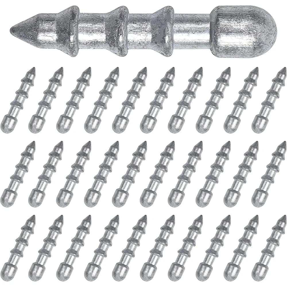 16Pcs Fishing nail weight kit Wacky Worm Weights Insert fishing weights weights for nail sink for endless screw soft baits