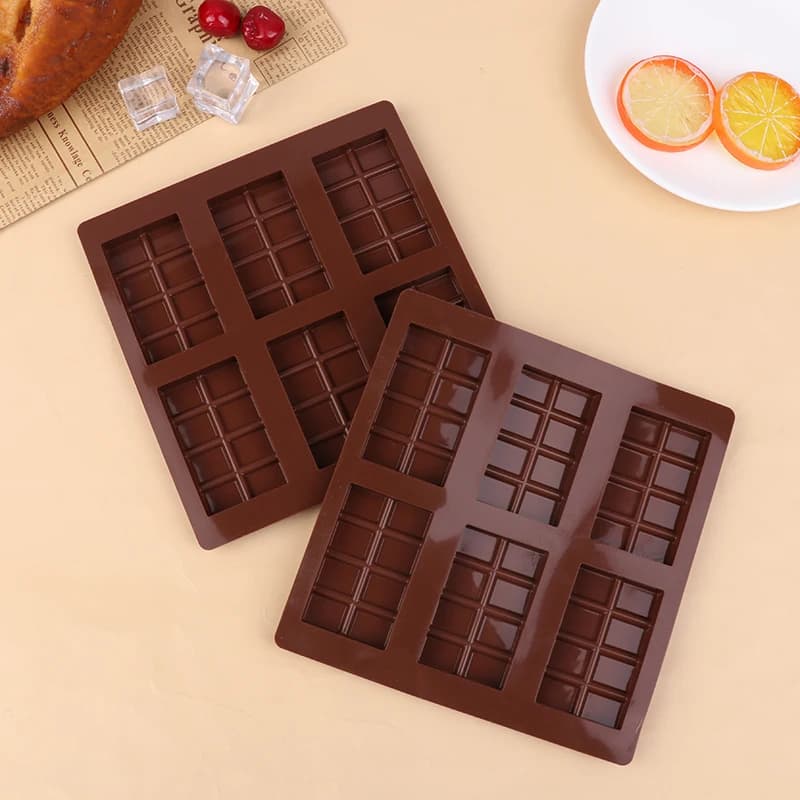 Nuovo Stampo in Silicone Rettangolare per Cioccolato, Caramelle, Barrette Proteiche, Cera da Sciogliere, Snack, Utensili da Cucina per Pasticceria