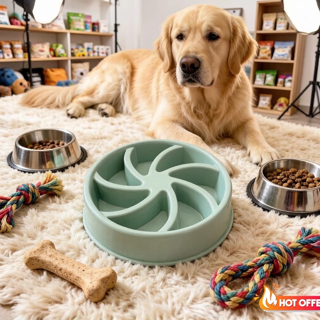 Ciotola Lenta per Cani e Gatti, Ciotola Anti-Ingozzamento per Cuccioli, Piatto Anti-Ingozzamento per Alimenti, Aiuto per la Digestione