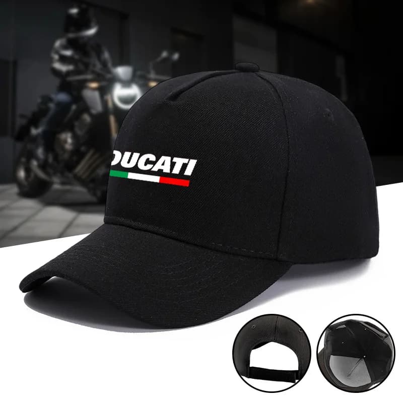Women Men Design Ducati LOGO Fashion Embroidery Hats Baseball Cap For Ducati Monster Panigale 748 749 999 1098 1199 1299 1198 S