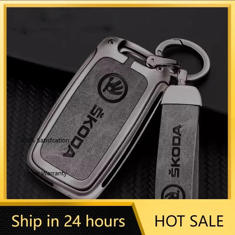 Adesivo per auto 2025 Hot Car Flip Chiave A Distanza Fob Custodia Della Copertura Della Protezione Del Supporto Borsette Per Skoda Octavia A5 A7 Fabia Superb Kodiaq Karoq