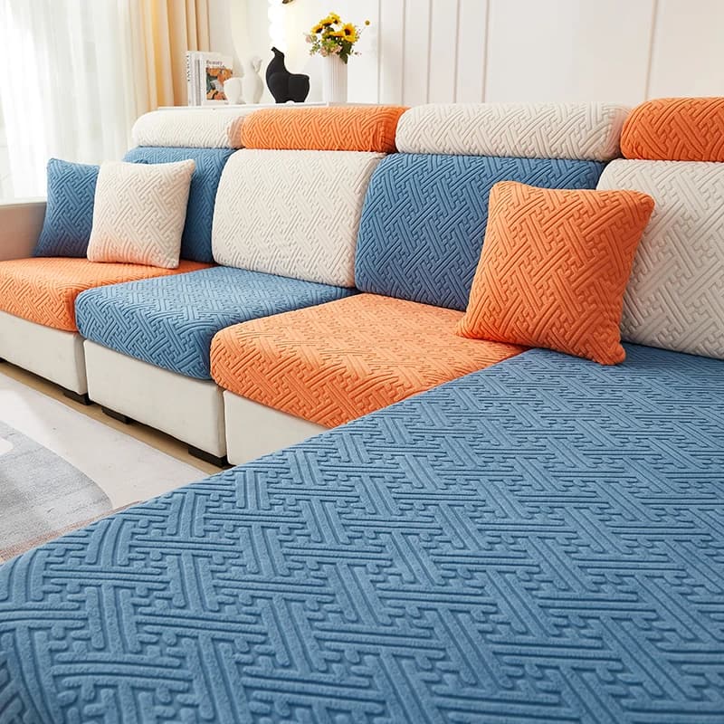 Pillow sheet for thick sofa Jacquard chair Lining for sofa Elastic adjustable sofa cover for children's furniture for pets