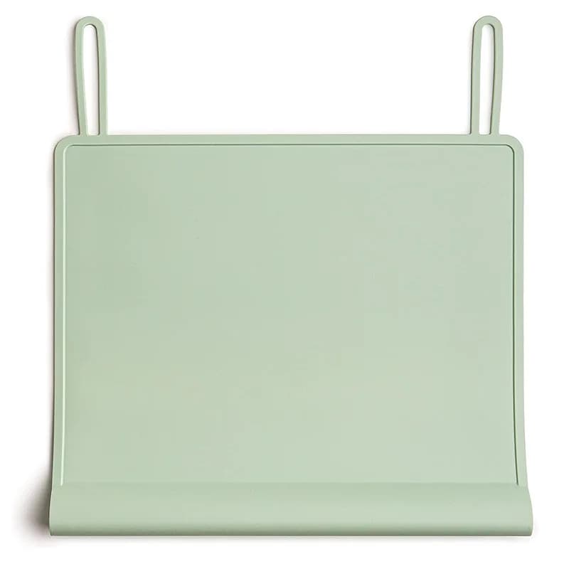 Silicone Placemat with Teething Edge Dining Table Mat Baby Anti-drop Anti-dirty Children's Tableware Feeding Mat random color