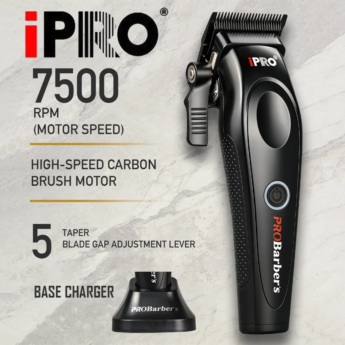 BRDCLIP NEW Black 1090 7500RPM Professional Haircut Barbiere Haircuts Haircutting Machine Tools for salon for men