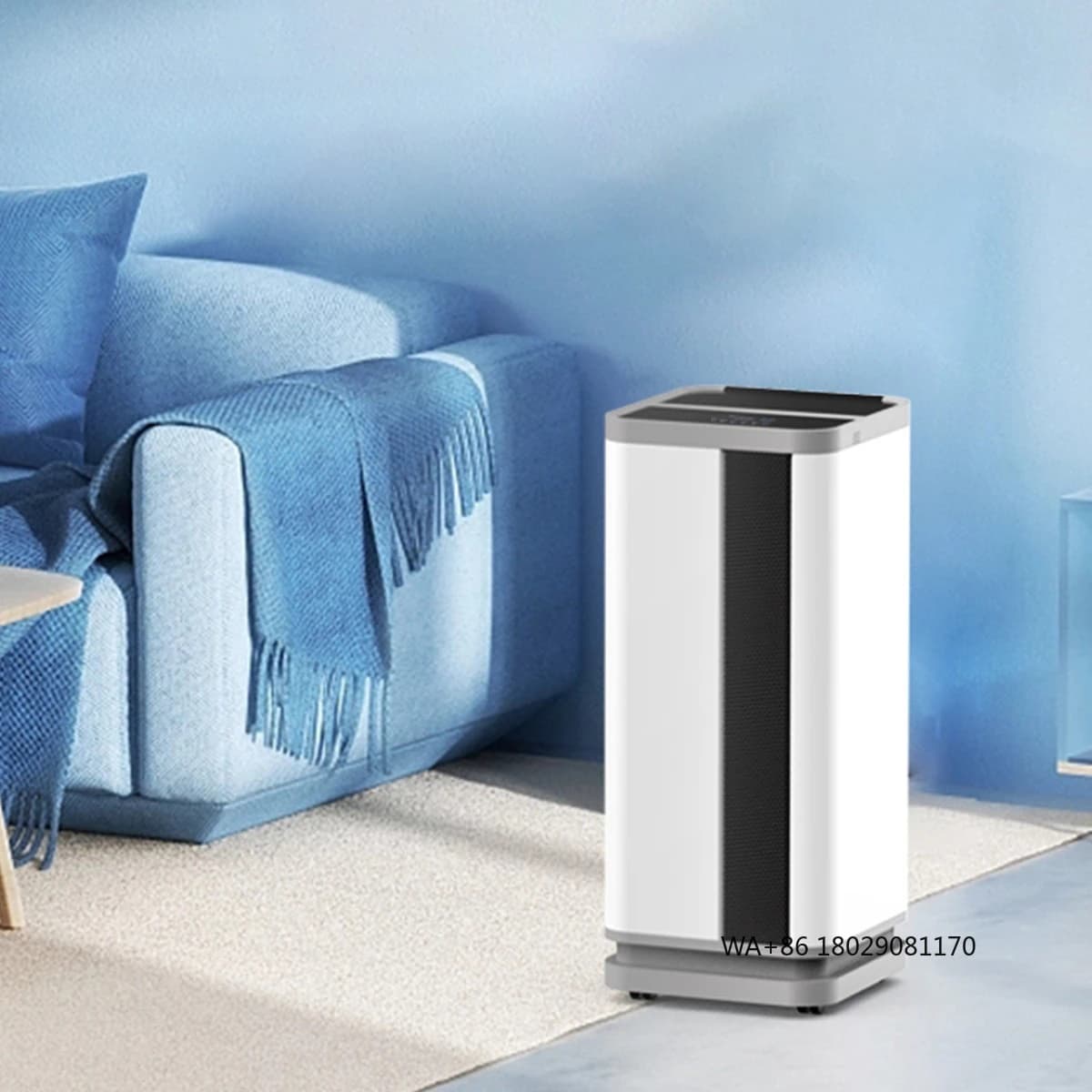 Purificatore d'aria domestico per stanze di grandi dimensioni per sale Filtro lavabile per ufficio Pet Big Smart