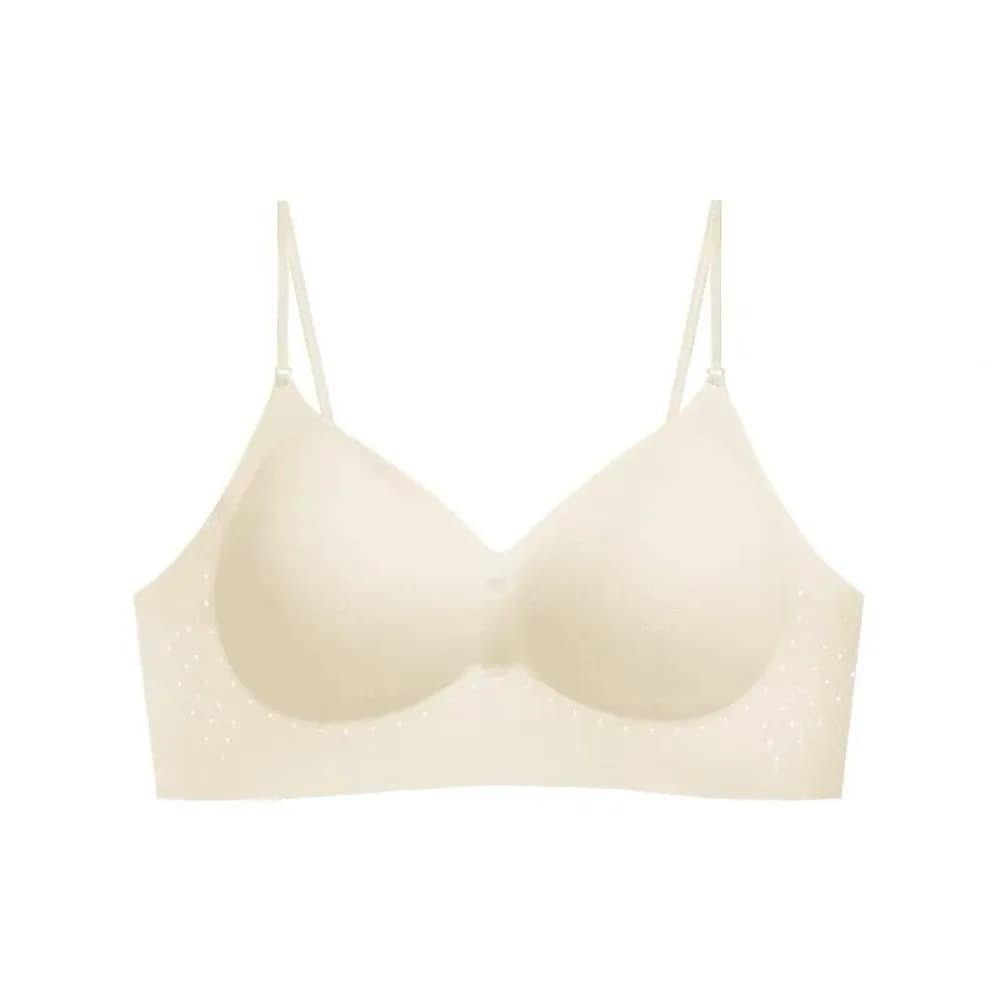 Reggiseno Invisibile Comodo con Scollo a V Profondo, Senza Ferretto, Supporto Seamless, Multiuso, Traspirante, Anti-Shock, con Schiena a U Bassa da Donna