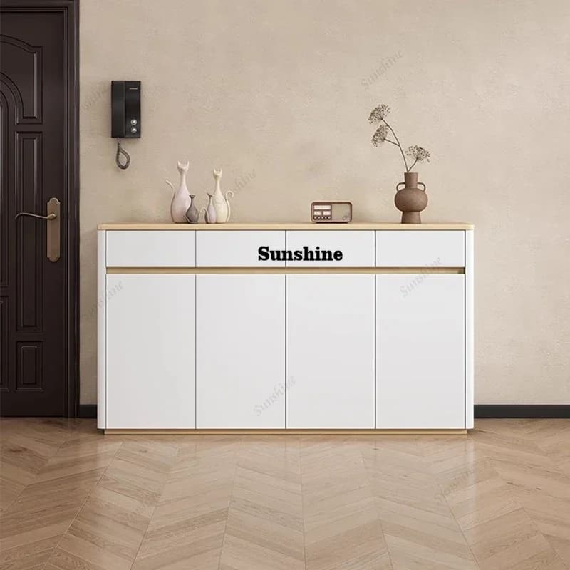 Organizer Mobile Shoe Cabinet Storage Living Room Display Show Wooden Luxury Shoe Shelf Vertical Archivadores Home Furniture