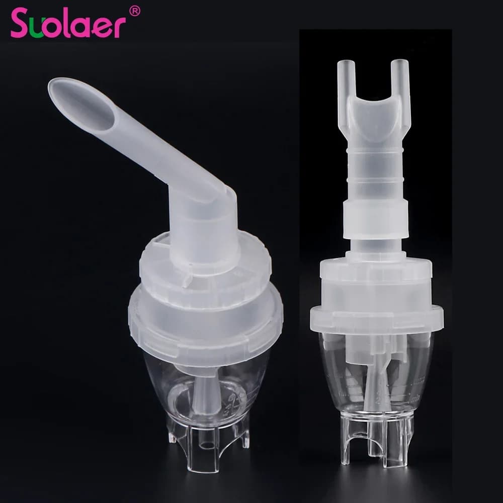 Tubo per bocca per adulti e bambini per set inalatore, accessori per nebulizzatore a compressore, boccaglio universale per inalatore/nebulizzatore per uso domestico