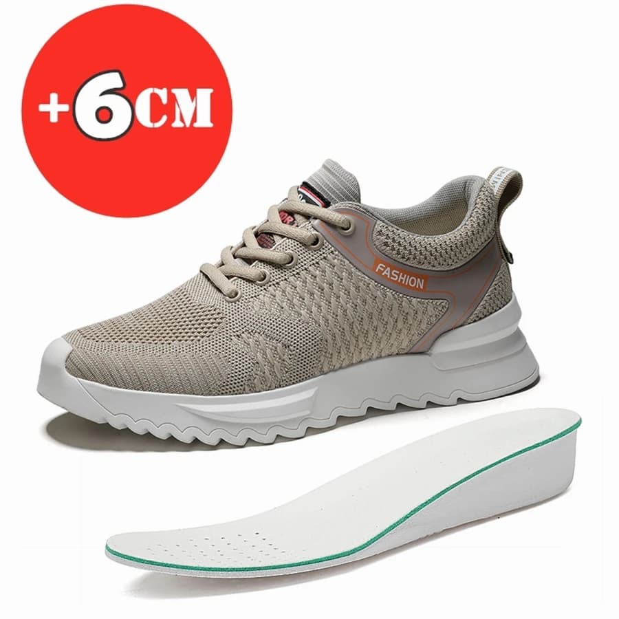 Scarpe da ginnastica alla moda Scarpe da ascensore da uomo Scarpe ad alto aumento per uomo Scarpe casual di altezza Sottopiede Scarpe sportive da 6 cm